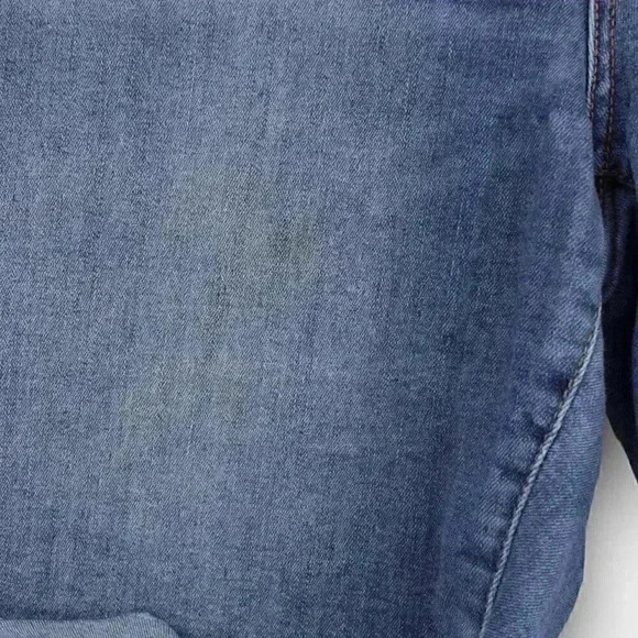 JORDACHE ladies denim mid rise short blue size 14 - Picture 3 of 5